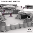 Tabletop Terrain Terrain Trenches and Bunkers
