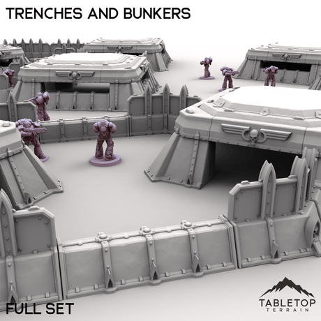 Tabletop Terrain Terrain Trenches and Bunkers