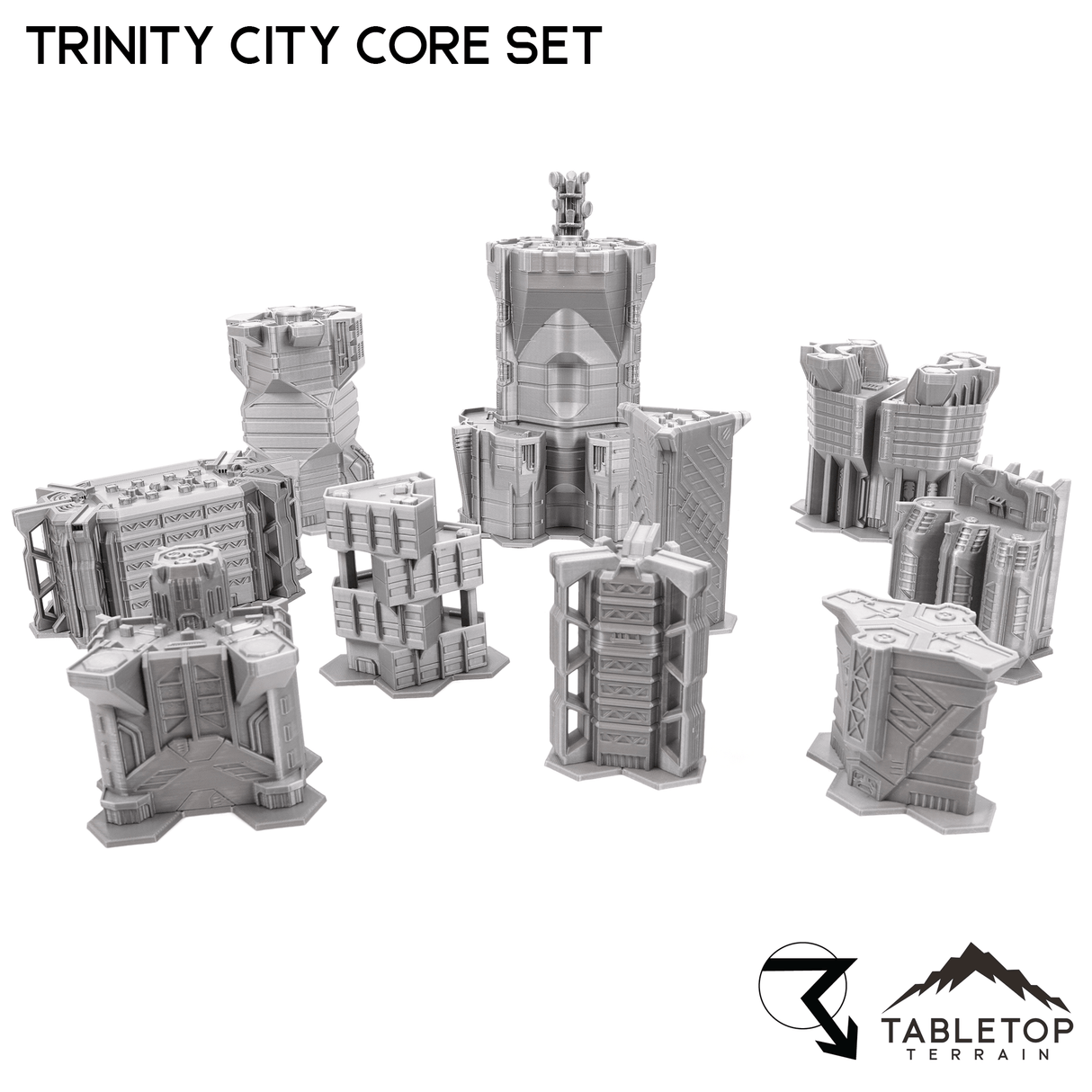 Tabletop Terrain Terrain Trinity City Core Set - 6mm