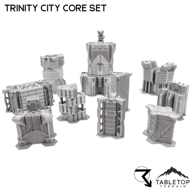 Tabletop Terrain Terrain Trinity City Core Set - 6mm