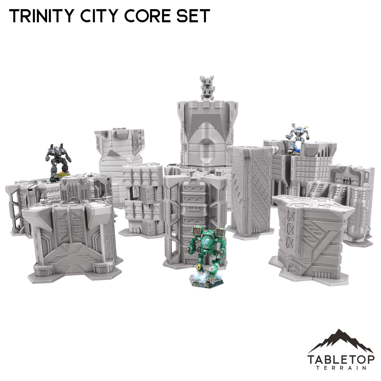 Tabletop Terrain Terrain Trinity City Core Set - 6mm