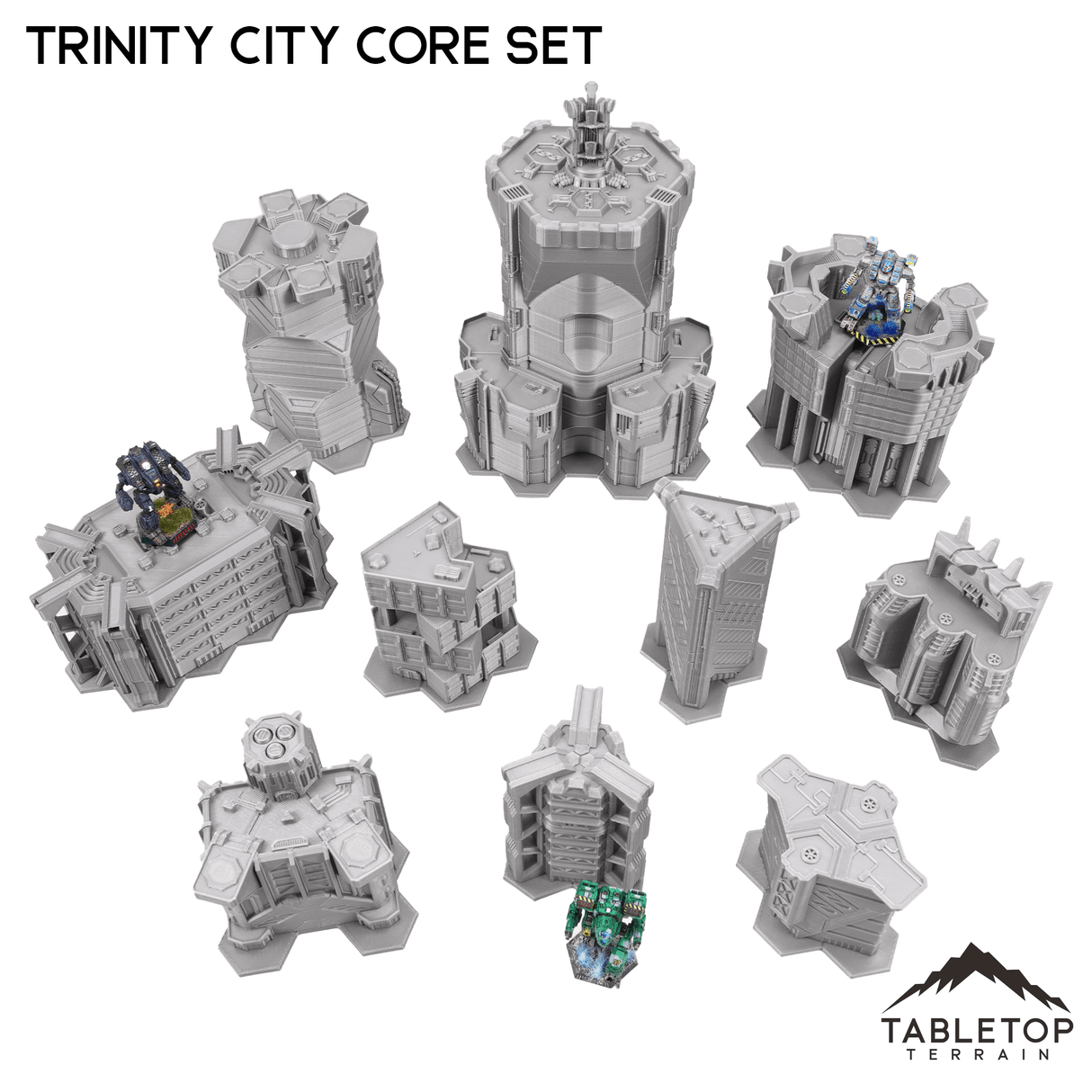 Tabletop Terrain Terrain Trinity City Core Set - 6mm
