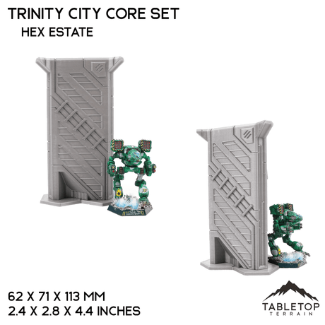 Tabletop Terrain Terrain Trinity City Core Set - 6mm