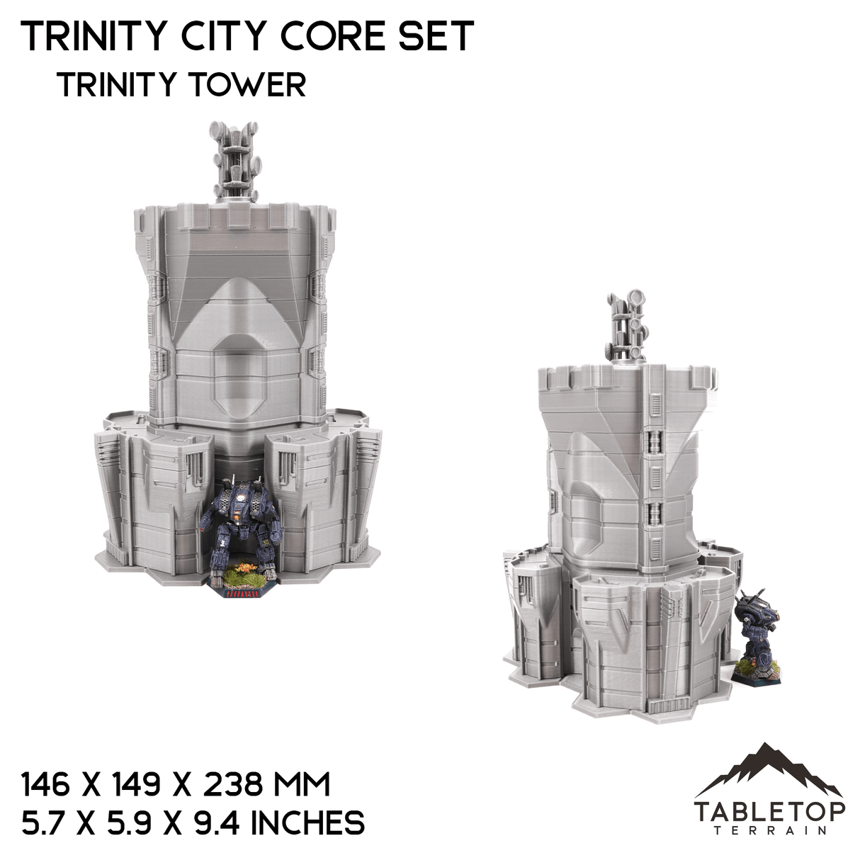 Tabletop Terrain Terrain Trinity City Core Set - 6mm