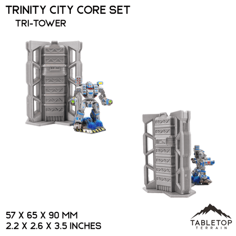 Tabletop Terrain Terrain Trinity City Core Set - 6mm