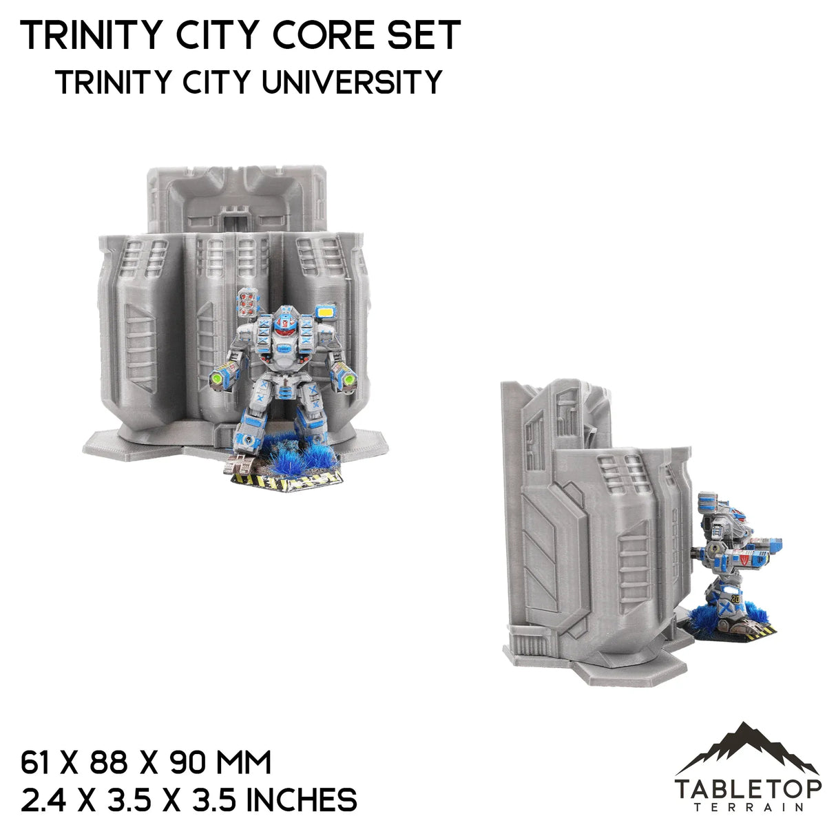 Tabletop Terrain Terrain Trinity City University HEXTECH Trinity City Core Set - 6mm