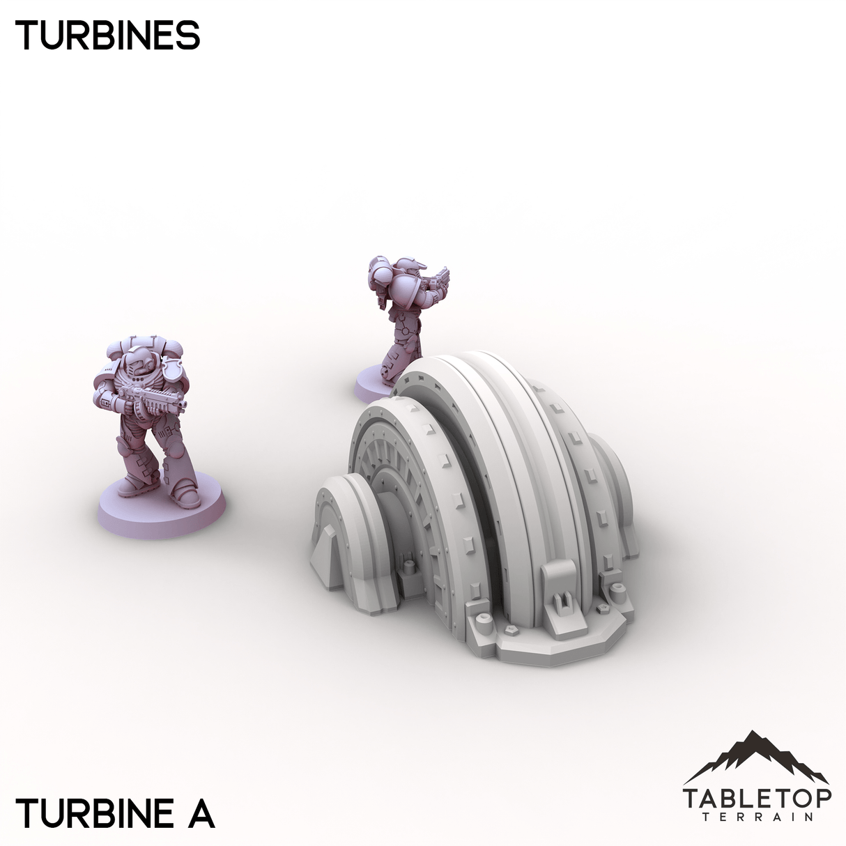Tabletop Terrain Terrain Turbine A / 32mm Turbines