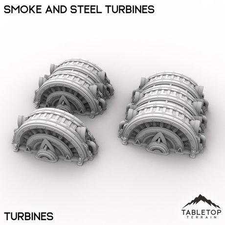 Tabletop Terrain Terrain Turbines / 32mm Smoke and Steel Turbines