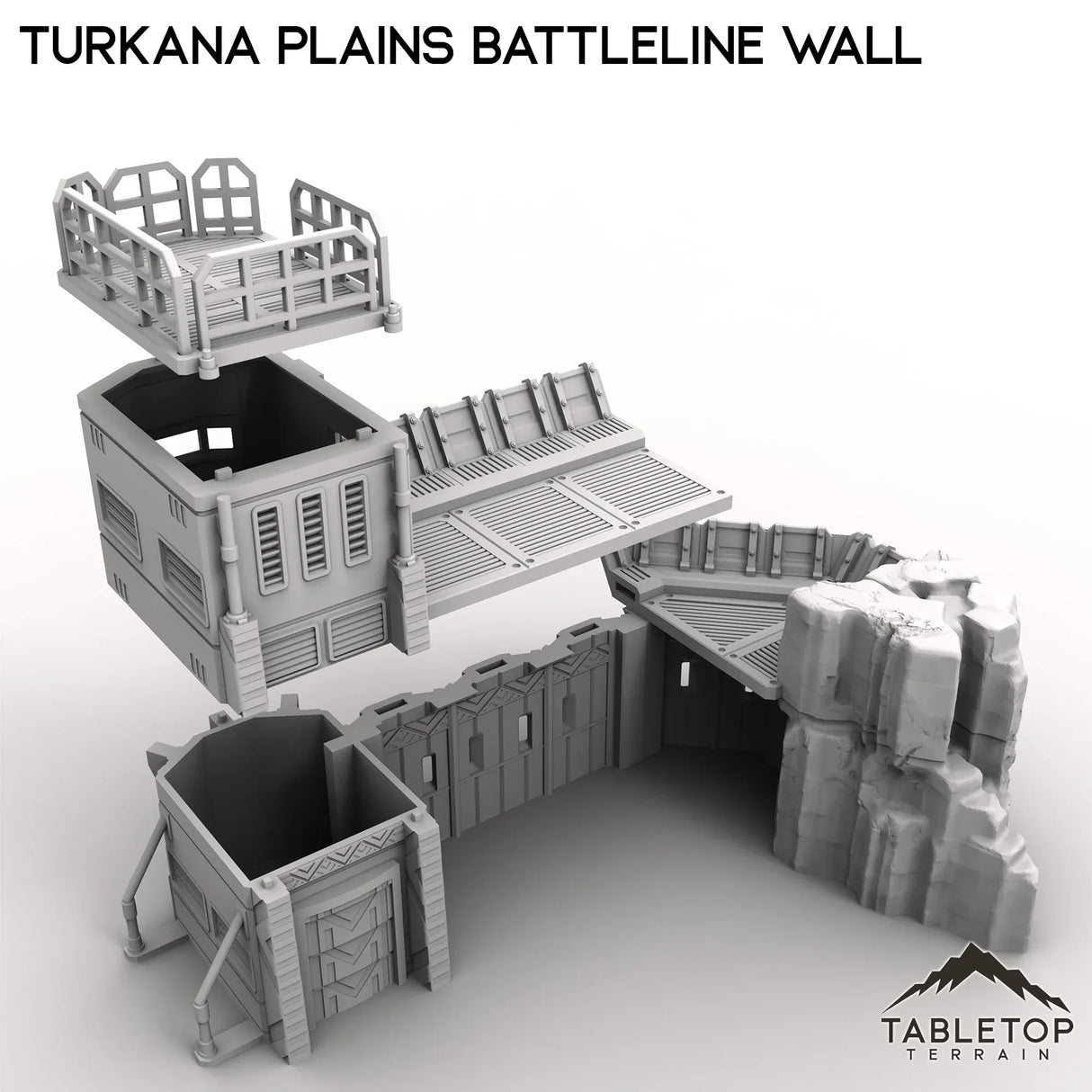 Tabletop Terrain Terrain Turkana Plains Battleline Wall
