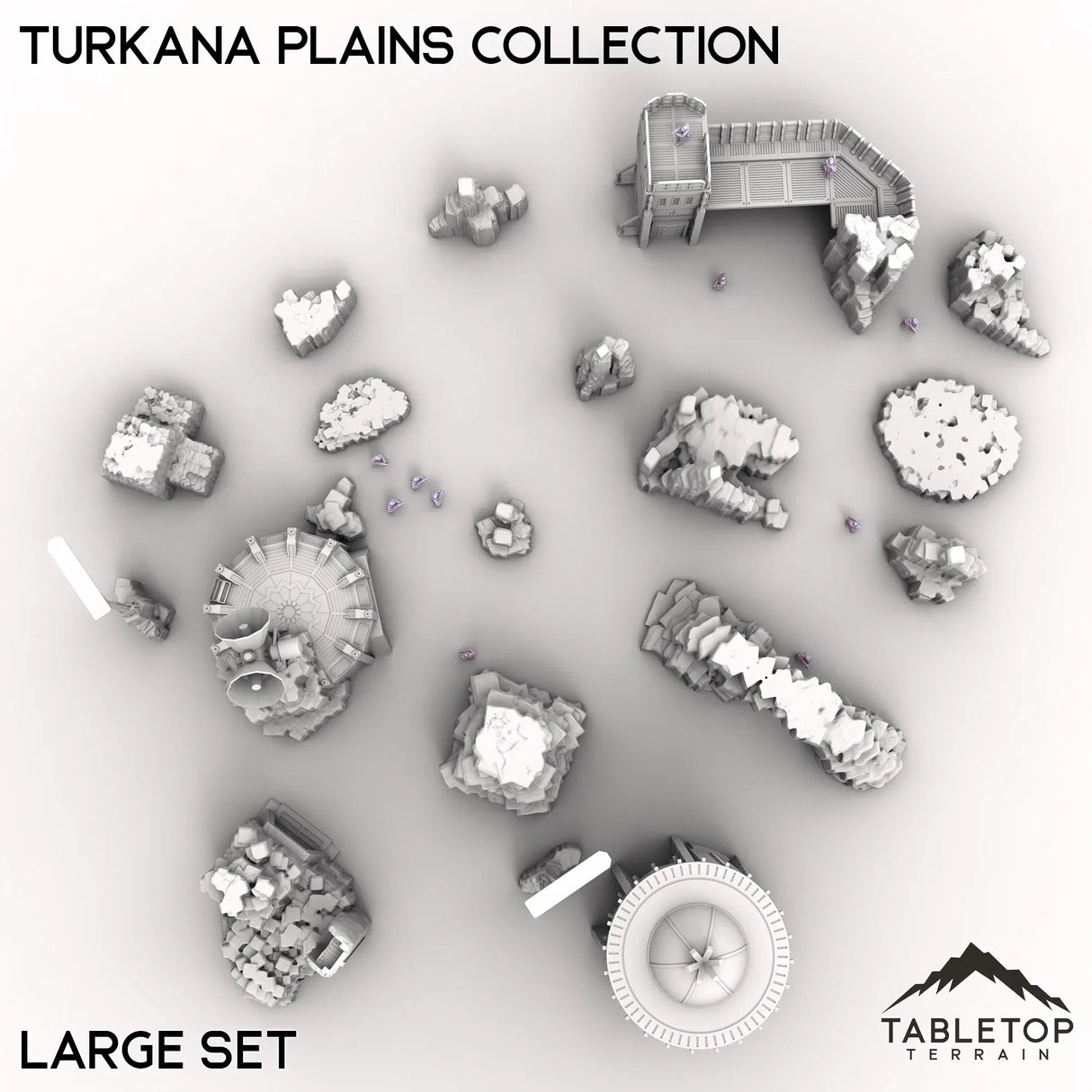 Tabletop Terrain Terrain Turkana Plains Collection