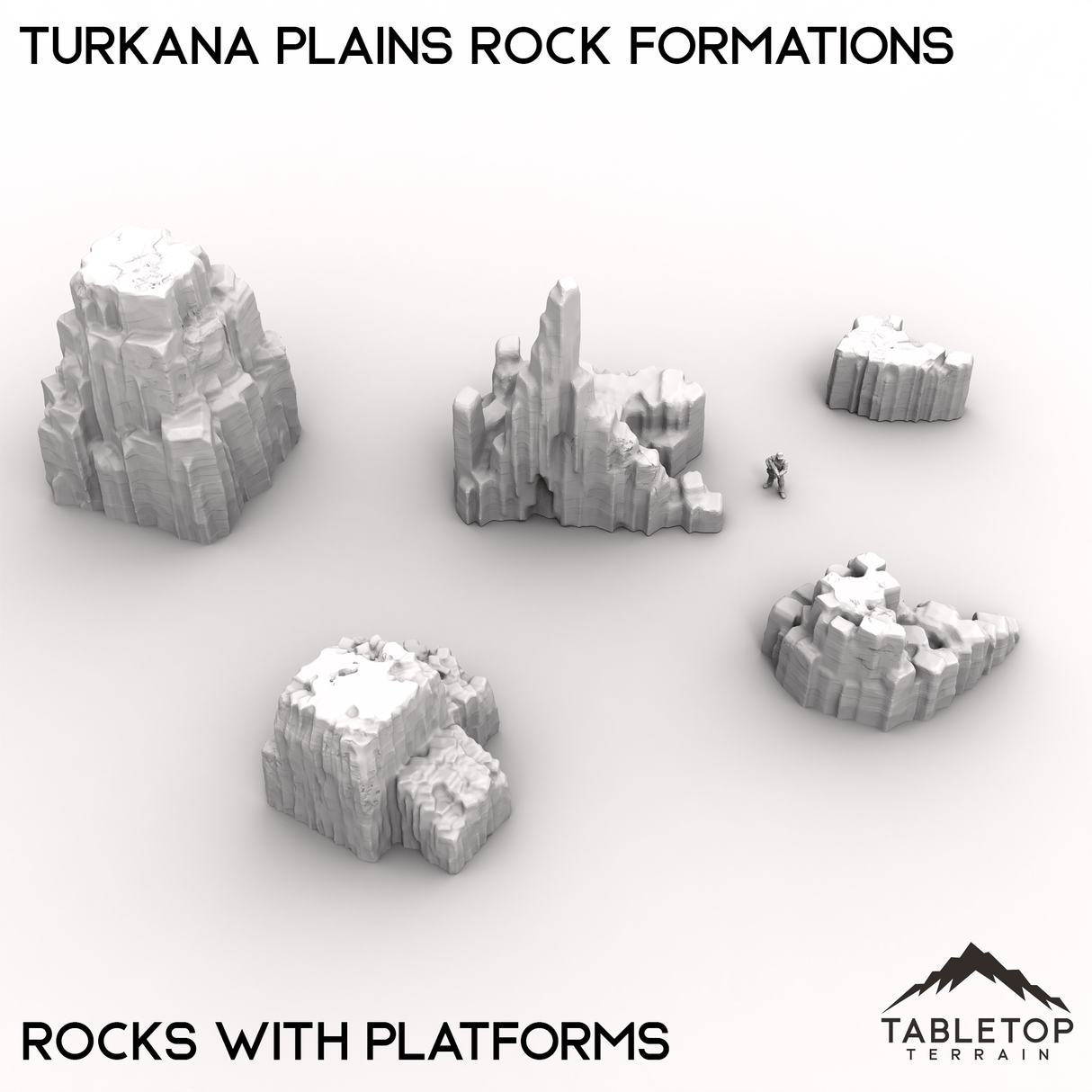 Tabletop Terrain Terrain Turkana Plains Rock Formations