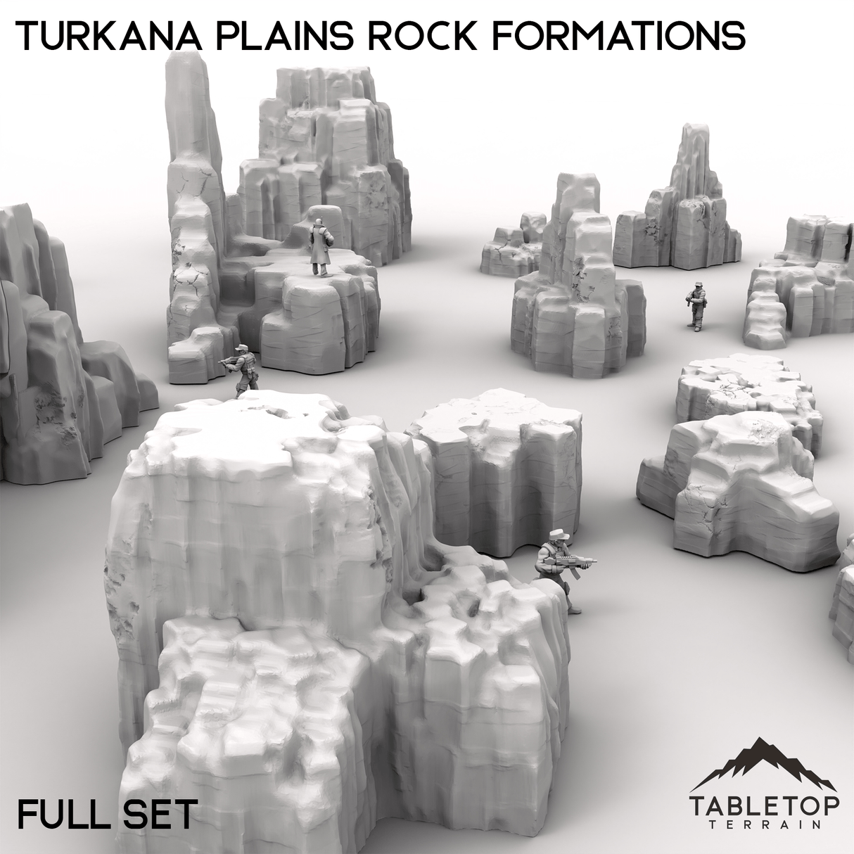Tabletop Terrain Terrain Turkana Plains Rock Formations