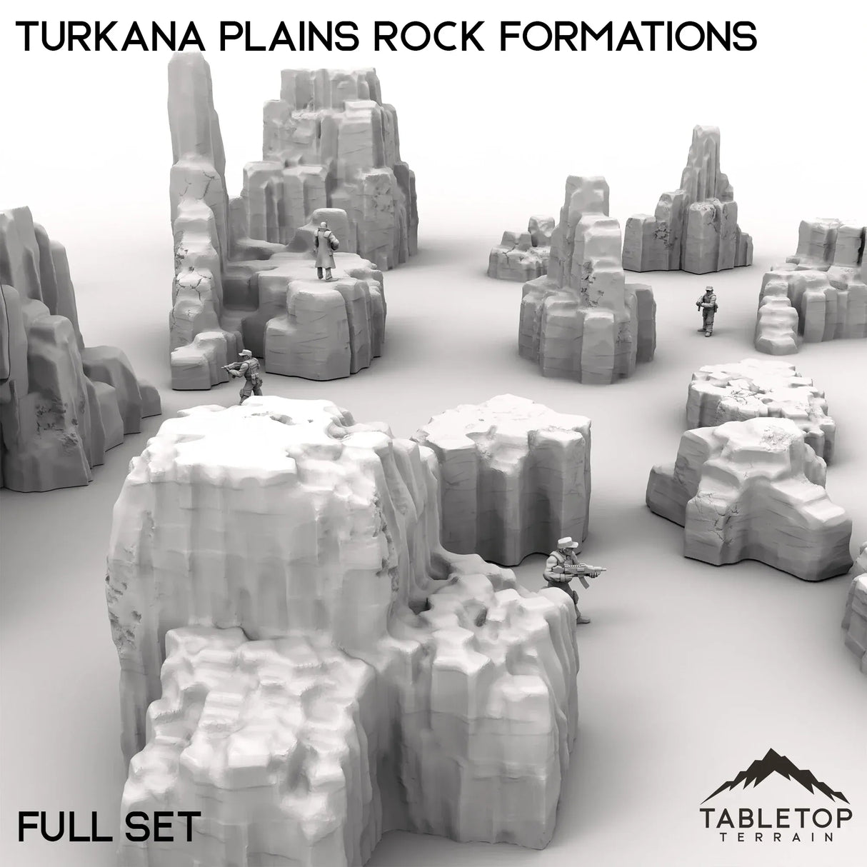 Tabletop Terrain Terrain Turkana Plains Rock Formations