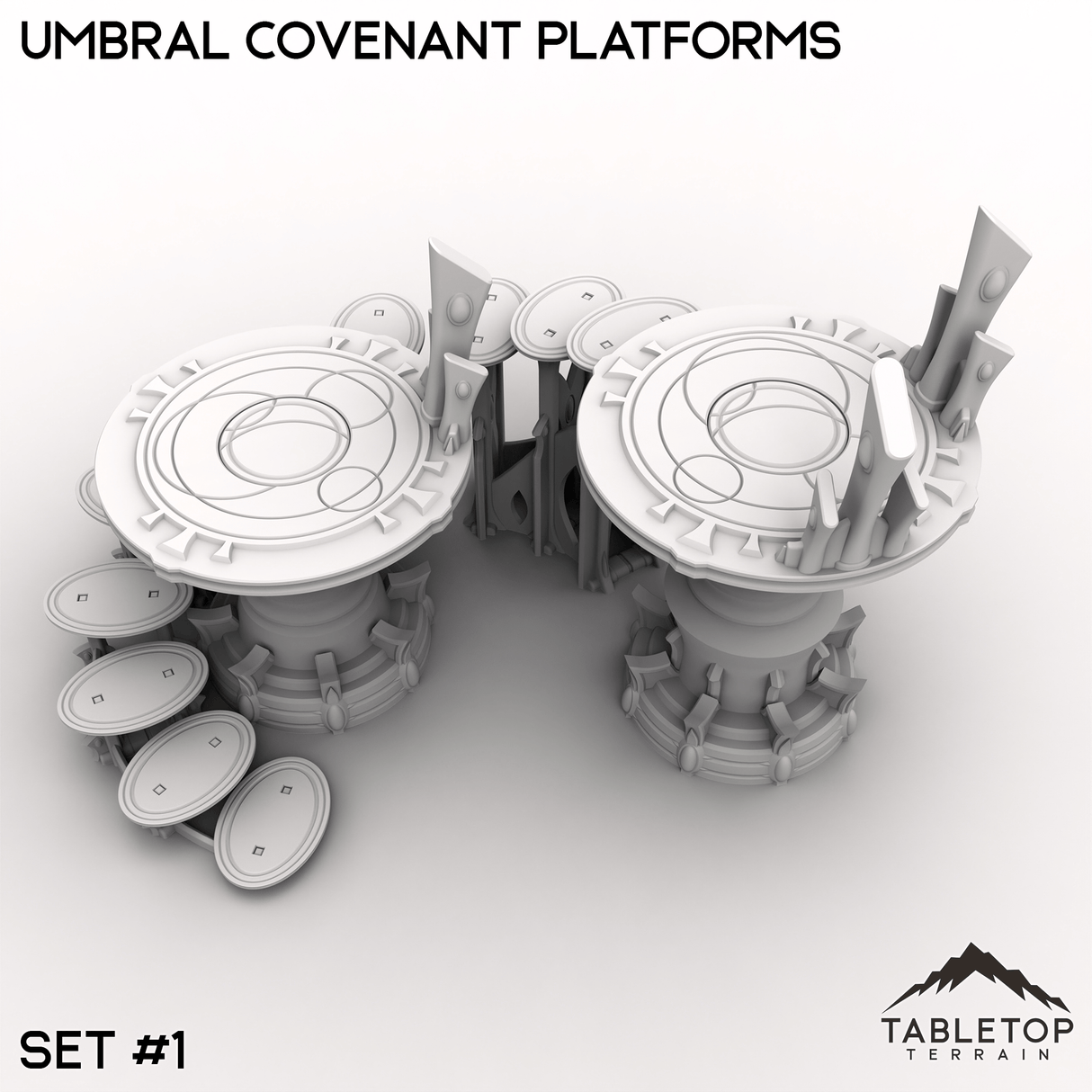 Tabletop Terrain Terrain Umbral Covenant Platforms