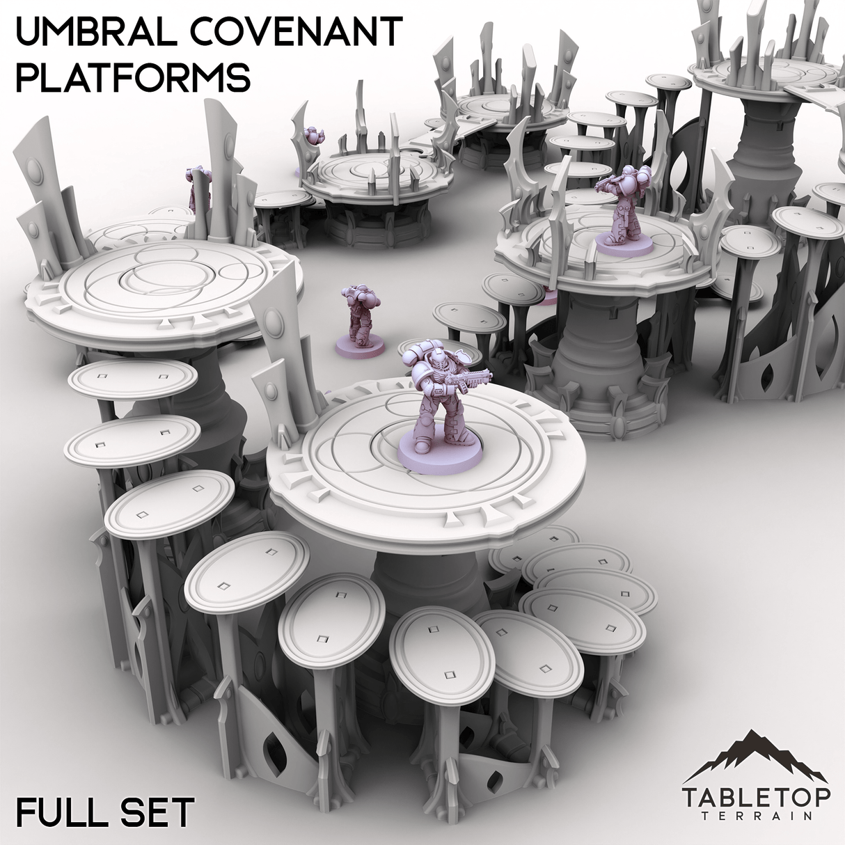 Tabletop Terrain Terrain Umbral Covenant Platforms