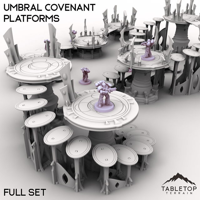 Tabletop Terrain Terrain Umbral Covenant Platforms