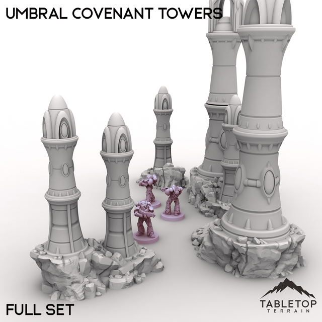 Tabletop Terrain Terrain Umbral Covenant Towers