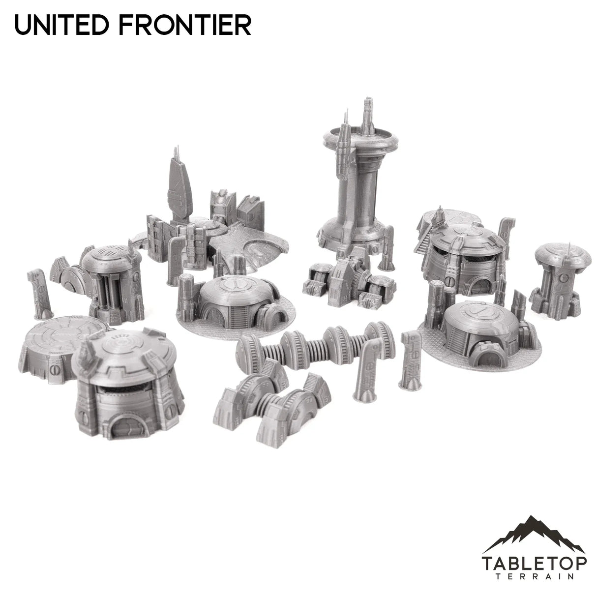 Tabletop Terrain Terrain United Frontier Greater Good 8mm Small Scale Terrain Pack