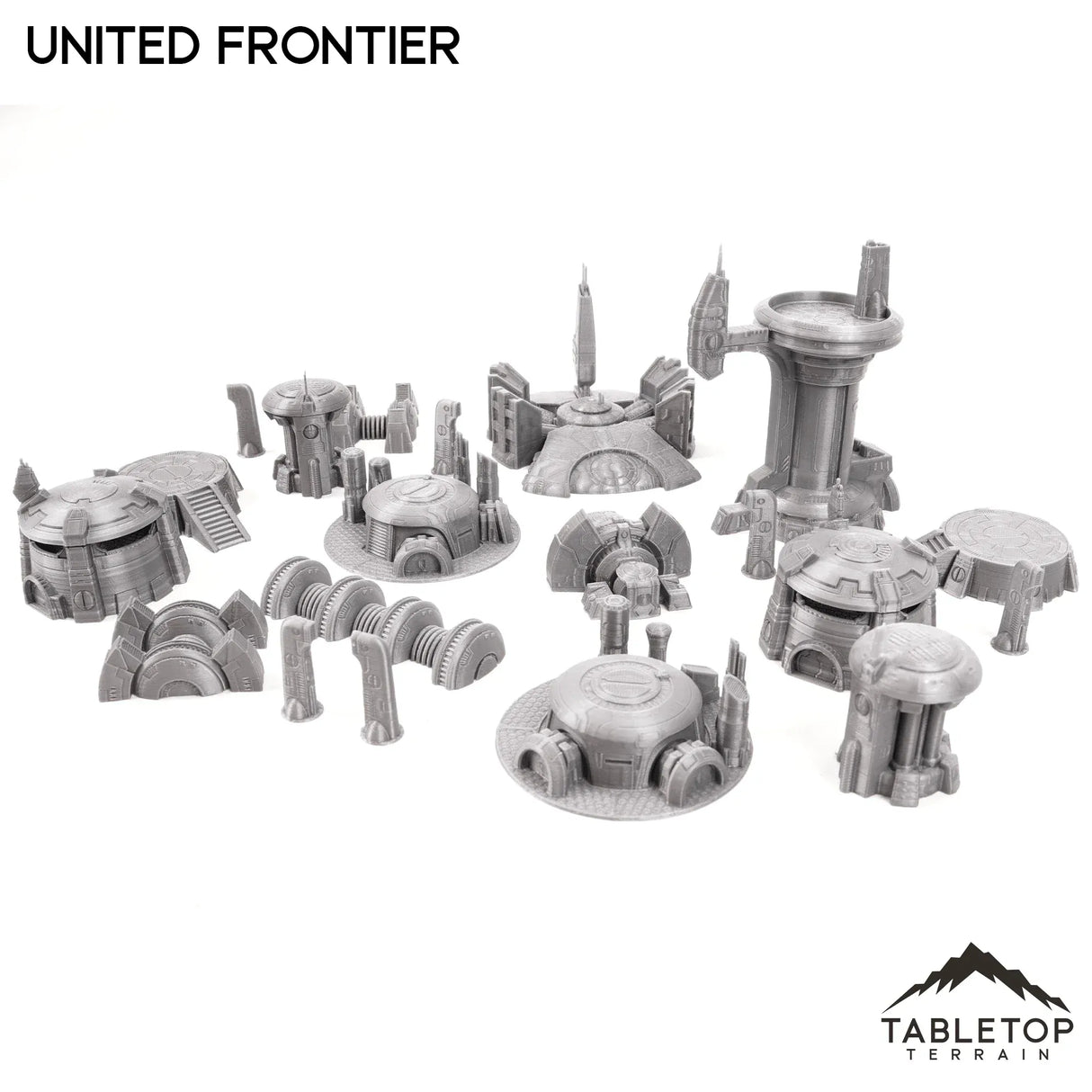 Tabletop Terrain Terrain United Frontier Greater Good 8mm Small Scale Terrain Pack