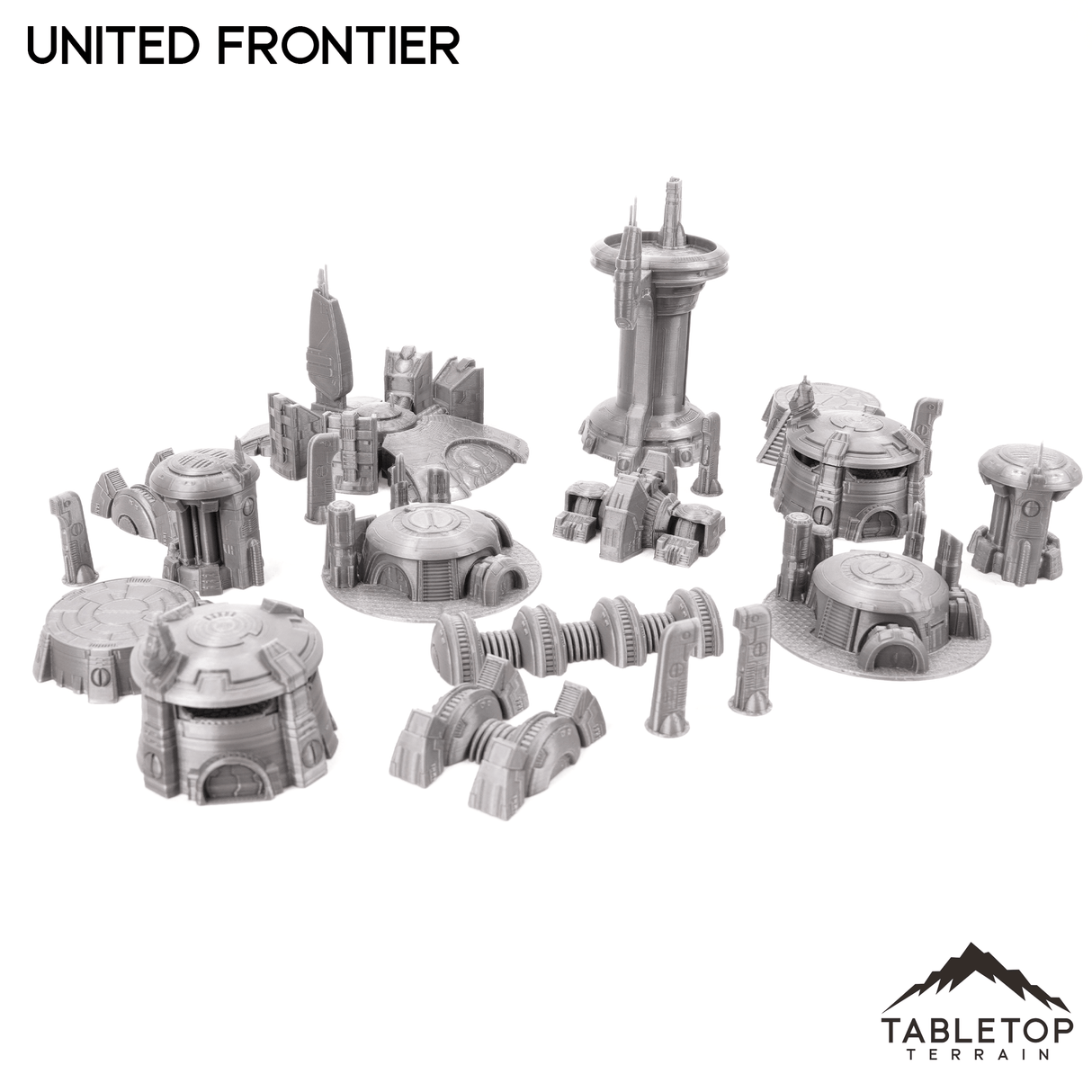 Tabletop Terrain Terrain United Frontier Taui 8mm Small Scale Terrain Pack