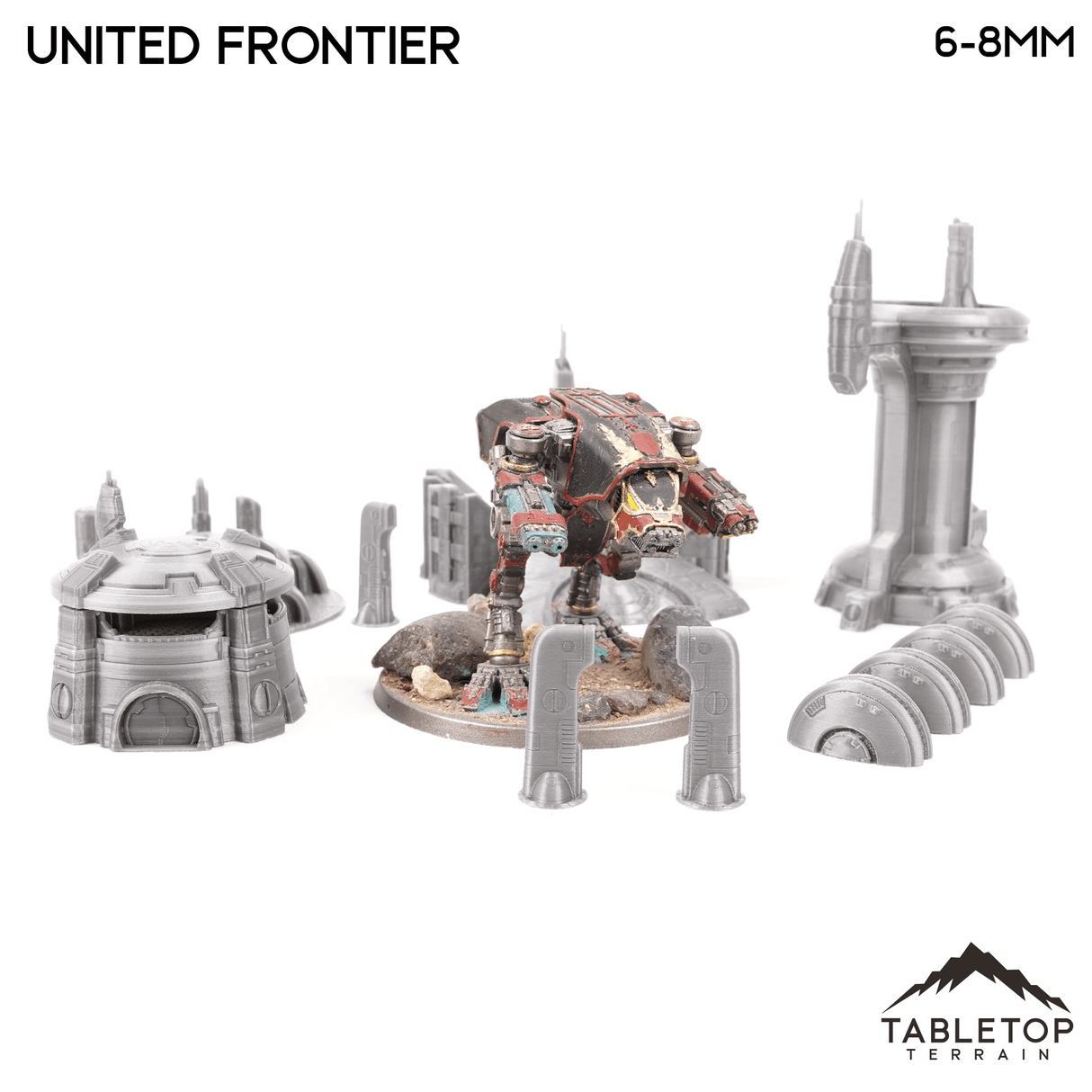 Tabletop Terrain Terrain United Frontier Taui 8mm Small Scale Terrain Pack