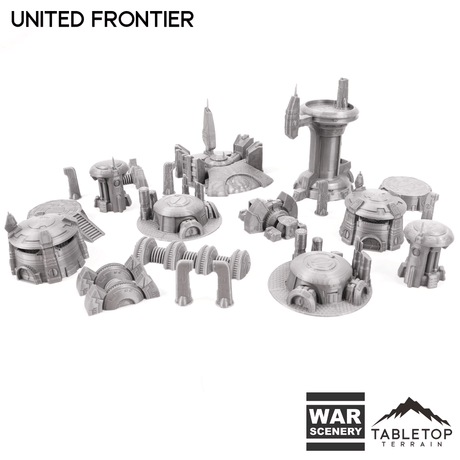 Tabletop Terrain Terrain United Frontier Taui 8mm Small Scale Terrain Pack