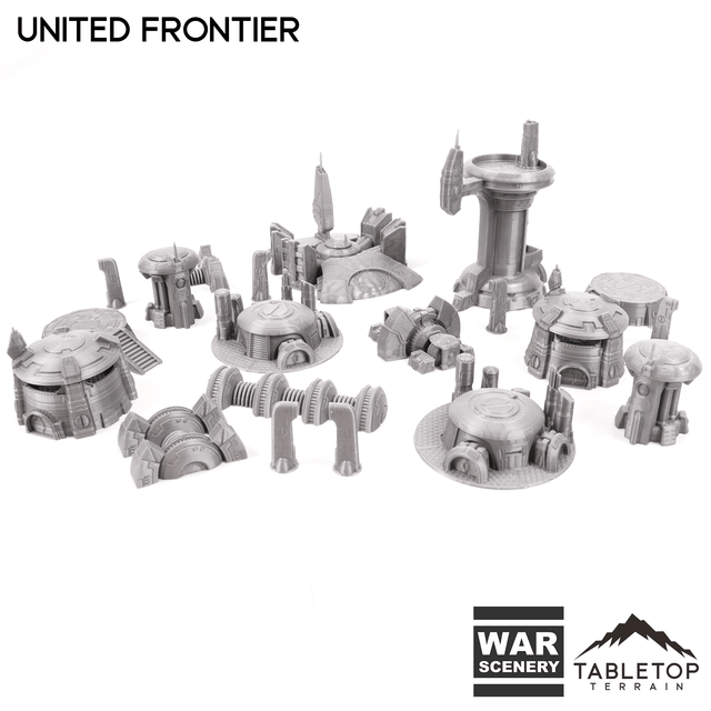 Tabletop Terrain Terrain United Frontier Taui 8mm Small Scale Terrain Pack