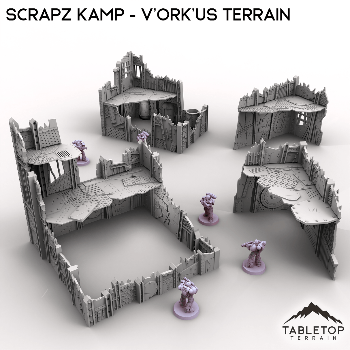 Tabletop Terrain Terrain V'Ork'us Terrain - Scrapz Kamp