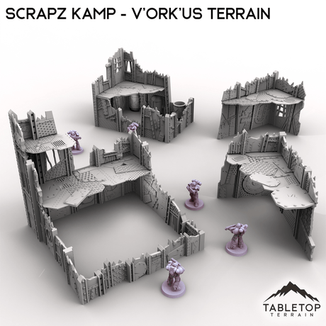 Tabletop Terrain Terrain V'Ork'us Terrain - Scrapz Kamp