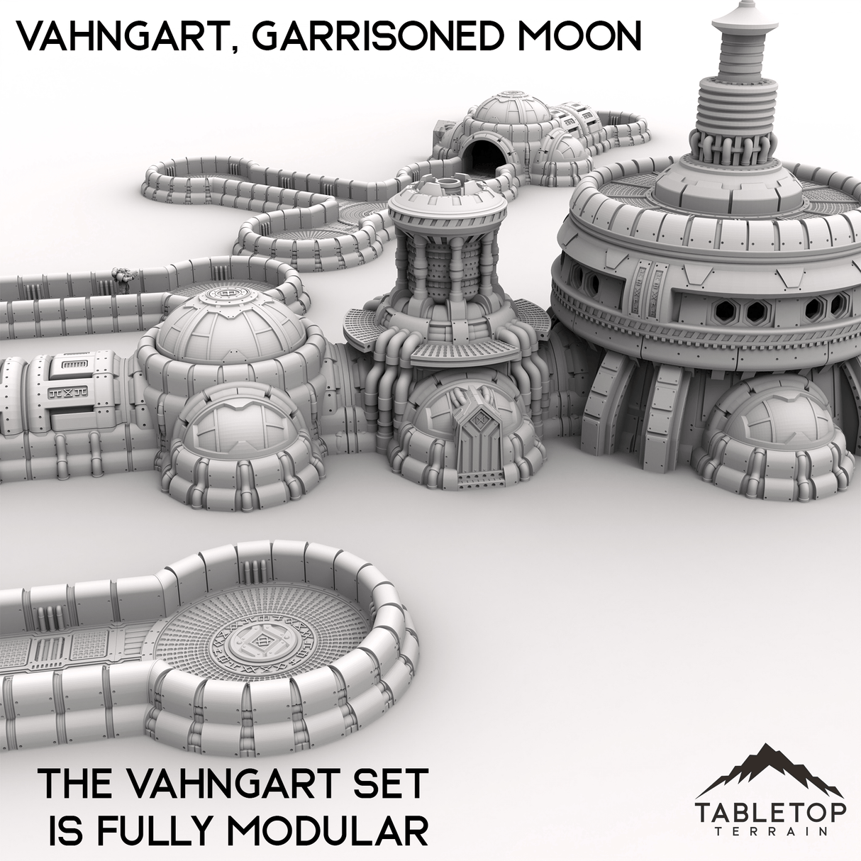 Tabletop Terrain Terrain Vahngart, Garrisoned Moon