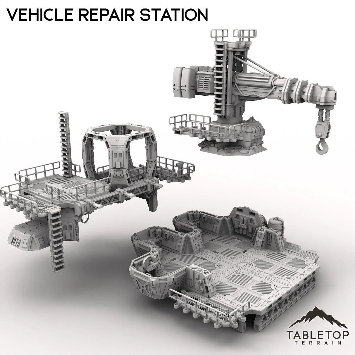 Tabletop Terrain Terrain Vehicle Repair Station