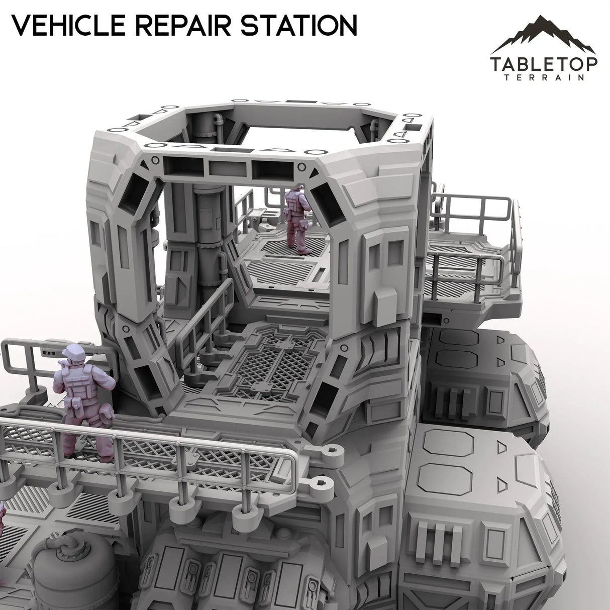 Tabletop Terrain Terrain Vehicle Repair Station
