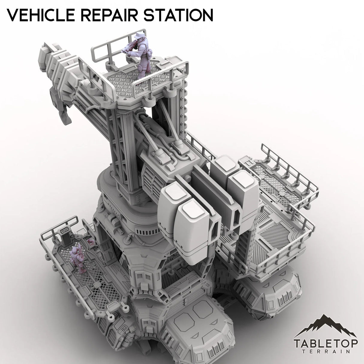 Tabletop Terrain Terrain Vehicle Repair Station