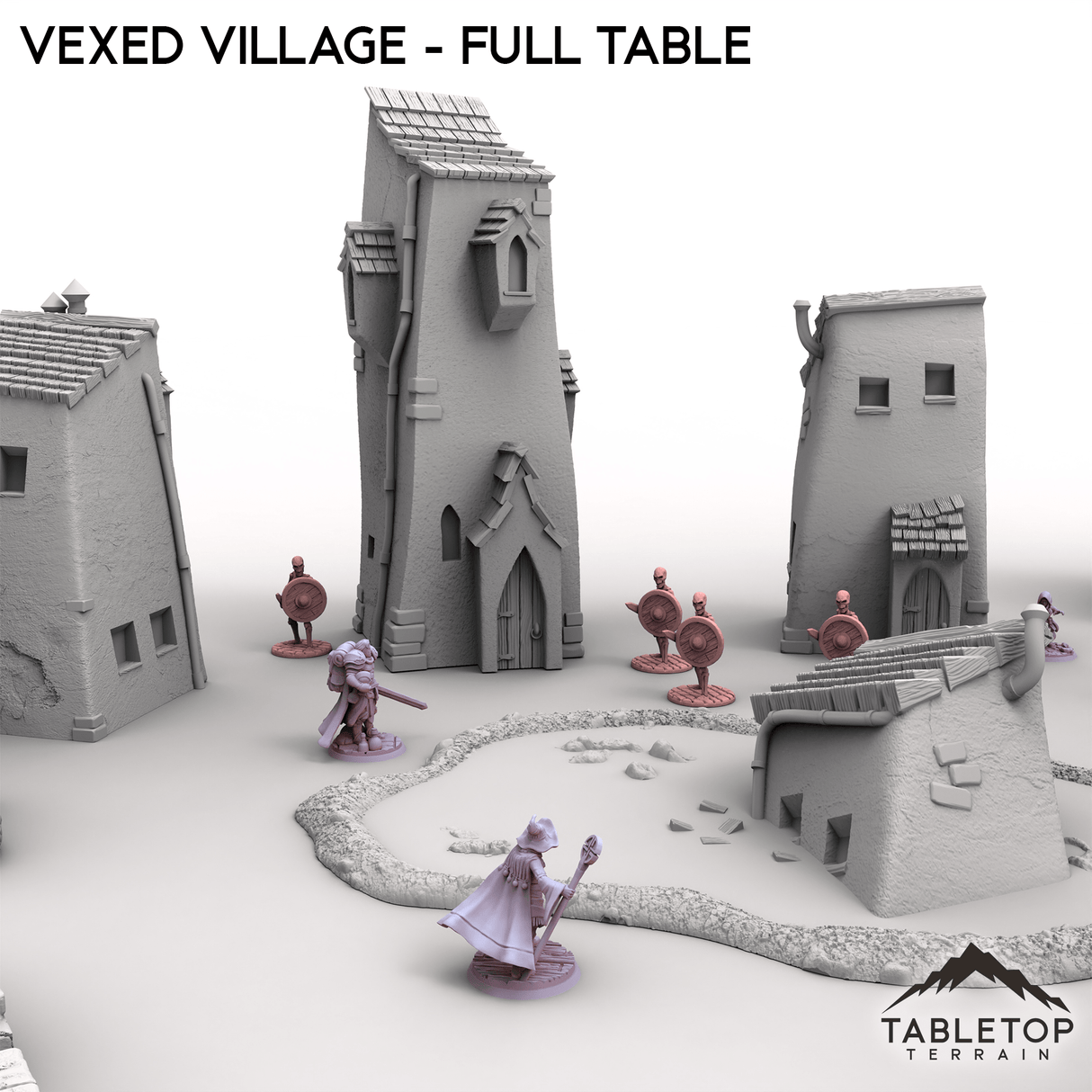 Tabletop Terrain Terrain Vexed Village - Full Table