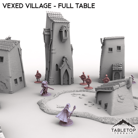 Tabletop Terrain Terrain Vexed Village - Full Table