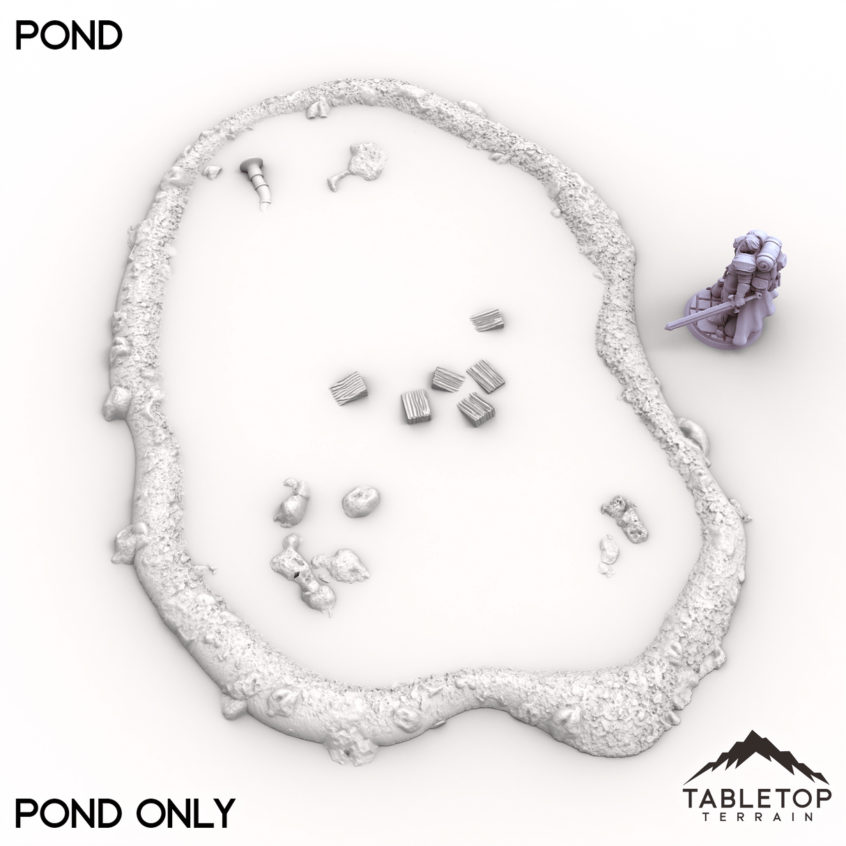 Tabletop Terrain Terrain Vexed Village - Pond