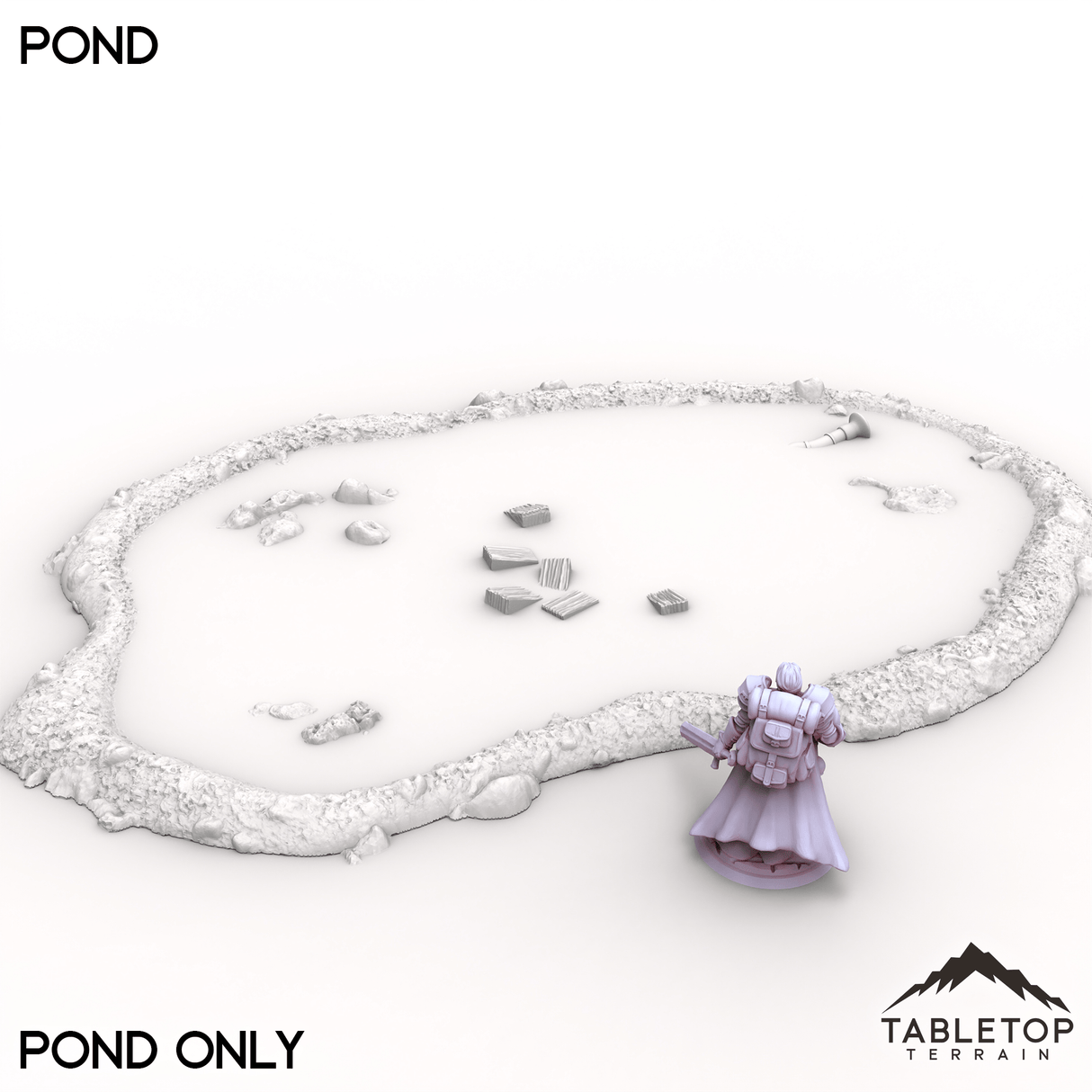 Tabletop Terrain Terrain Vexed Village - Pond