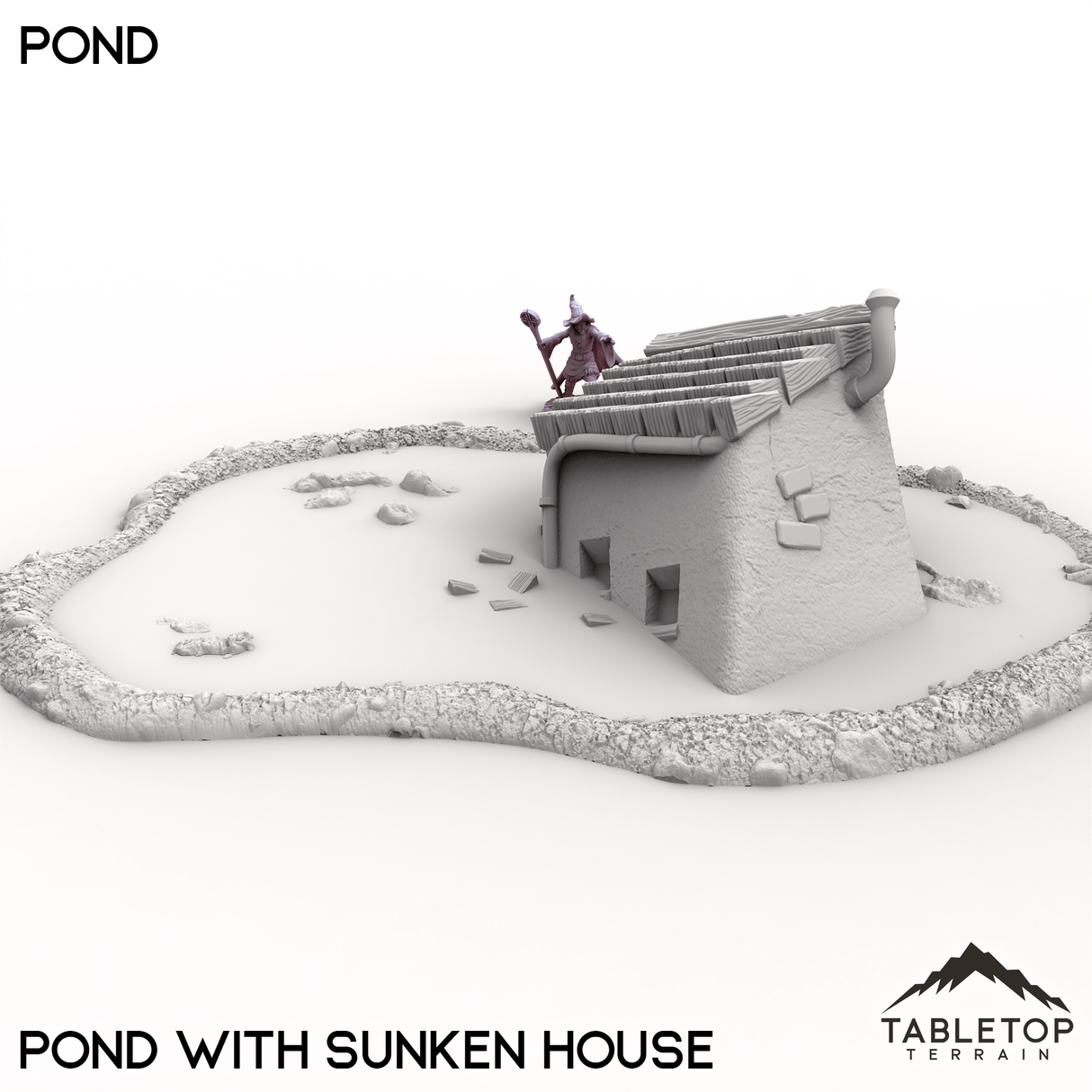 Tabletop Terrain Terrain Vexed Village - Pond