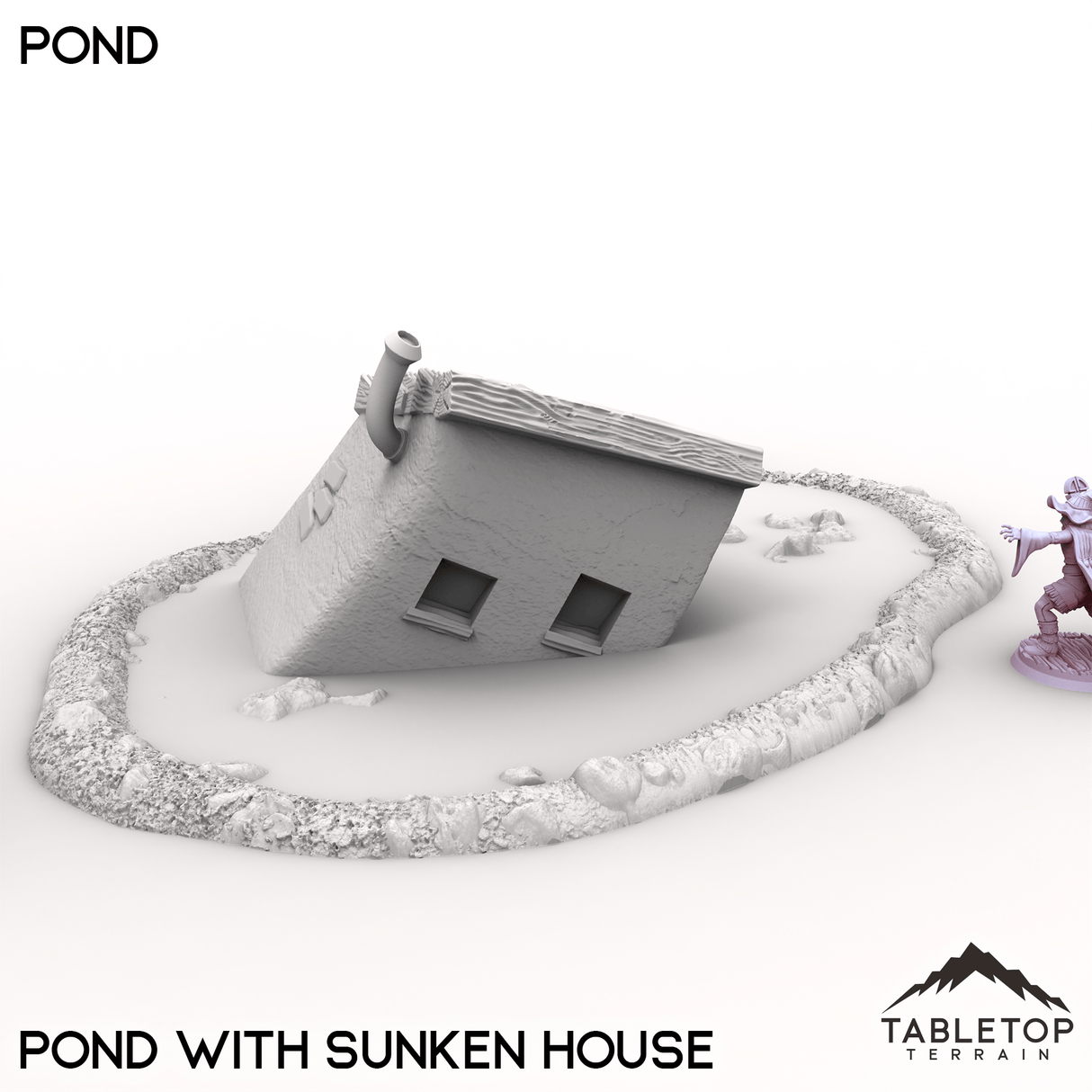 Tabletop Terrain Terrain Vexed Village - Pond