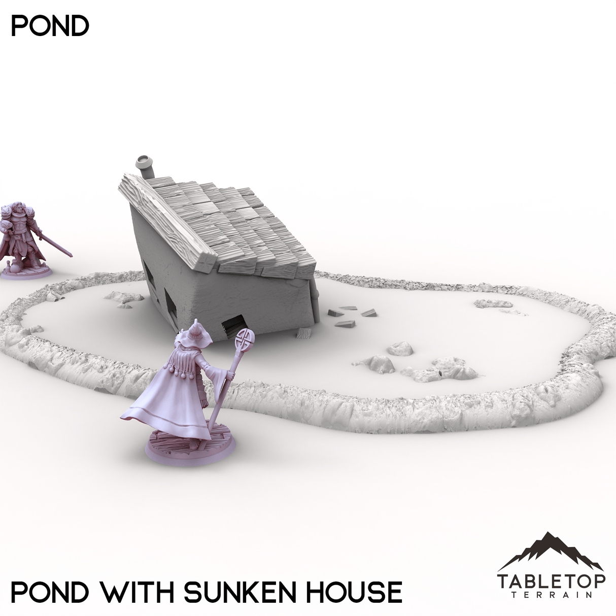 Tabletop Terrain Terrain Vexed Village - Pond