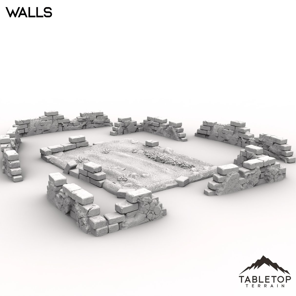 Tabletop Terrain Terrain Vexed Village - Walls