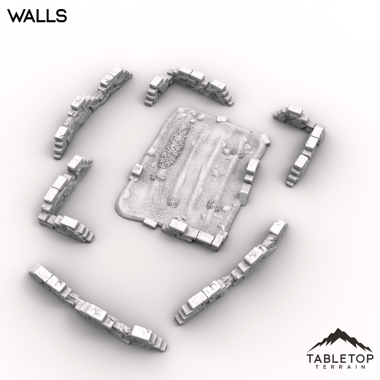 Tabletop Terrain Terrain Vexed Village - Walls