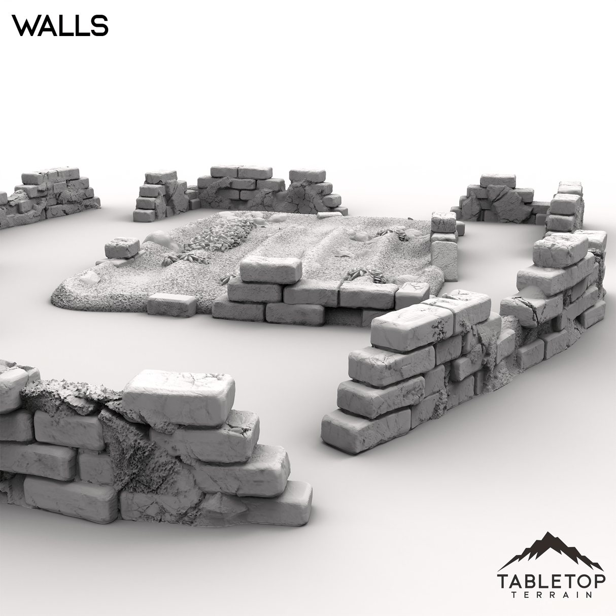 Tabletop Terrain Terrain Vexed Village - Walls
