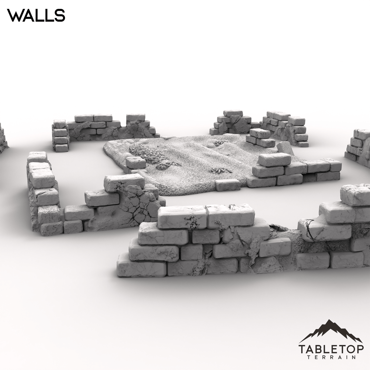 Tabletop Terrain Terrain Vexed Village - Walls