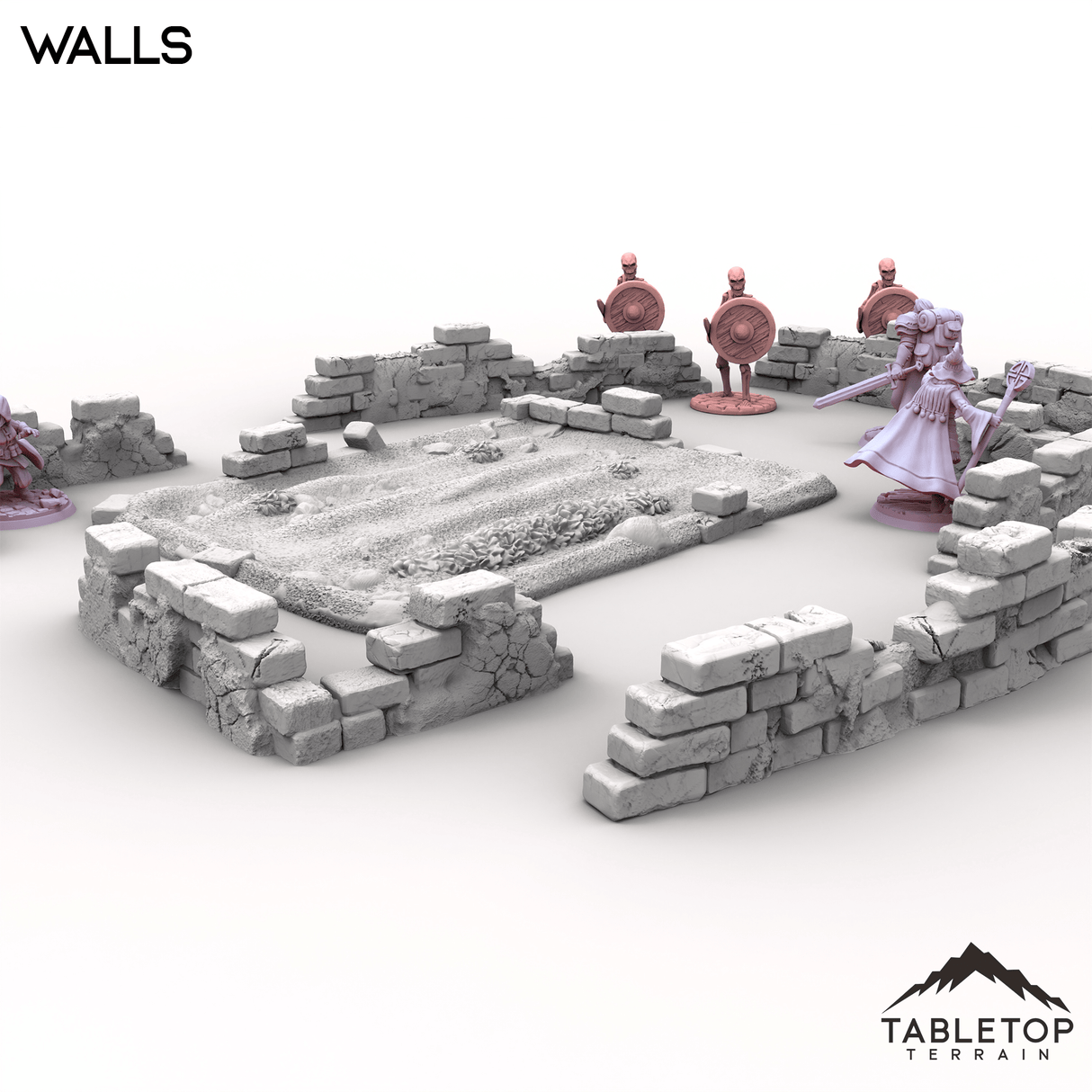 Tabletop Terrain Terrain Vexed Village - Walls