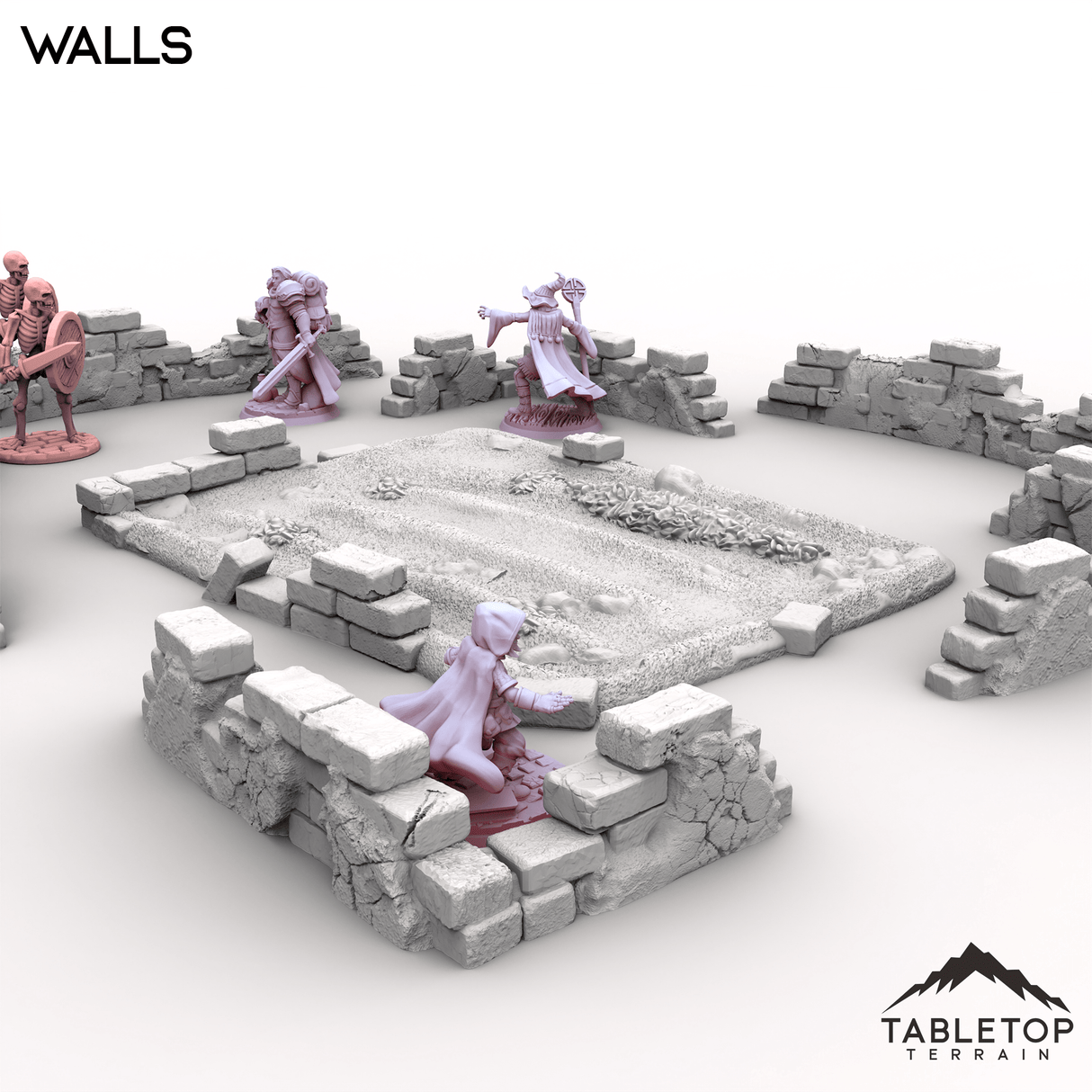 Tabletop Terrain Terrain Vexed Village - Walls