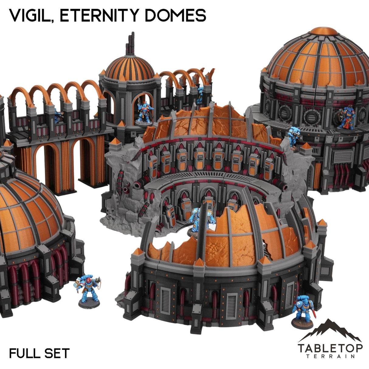 Tabletop Terrain Terrain Vigil, the Eternity Domes
