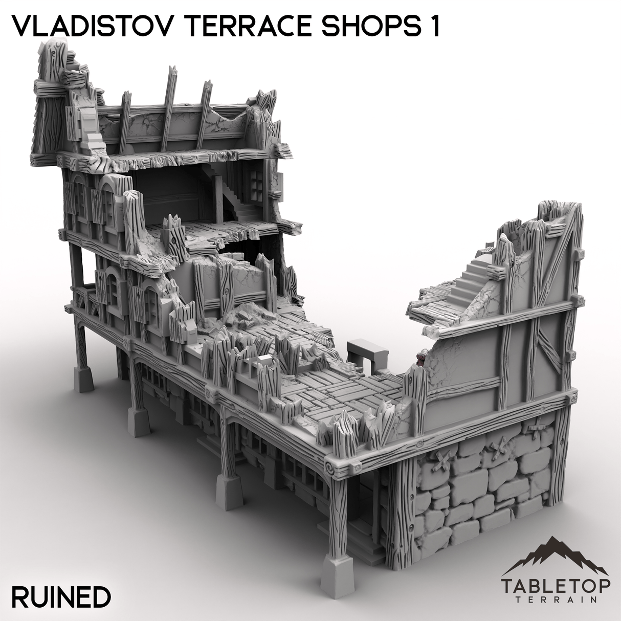 Tabletop Terrain Terrain Vladistov Terrace Shops 1