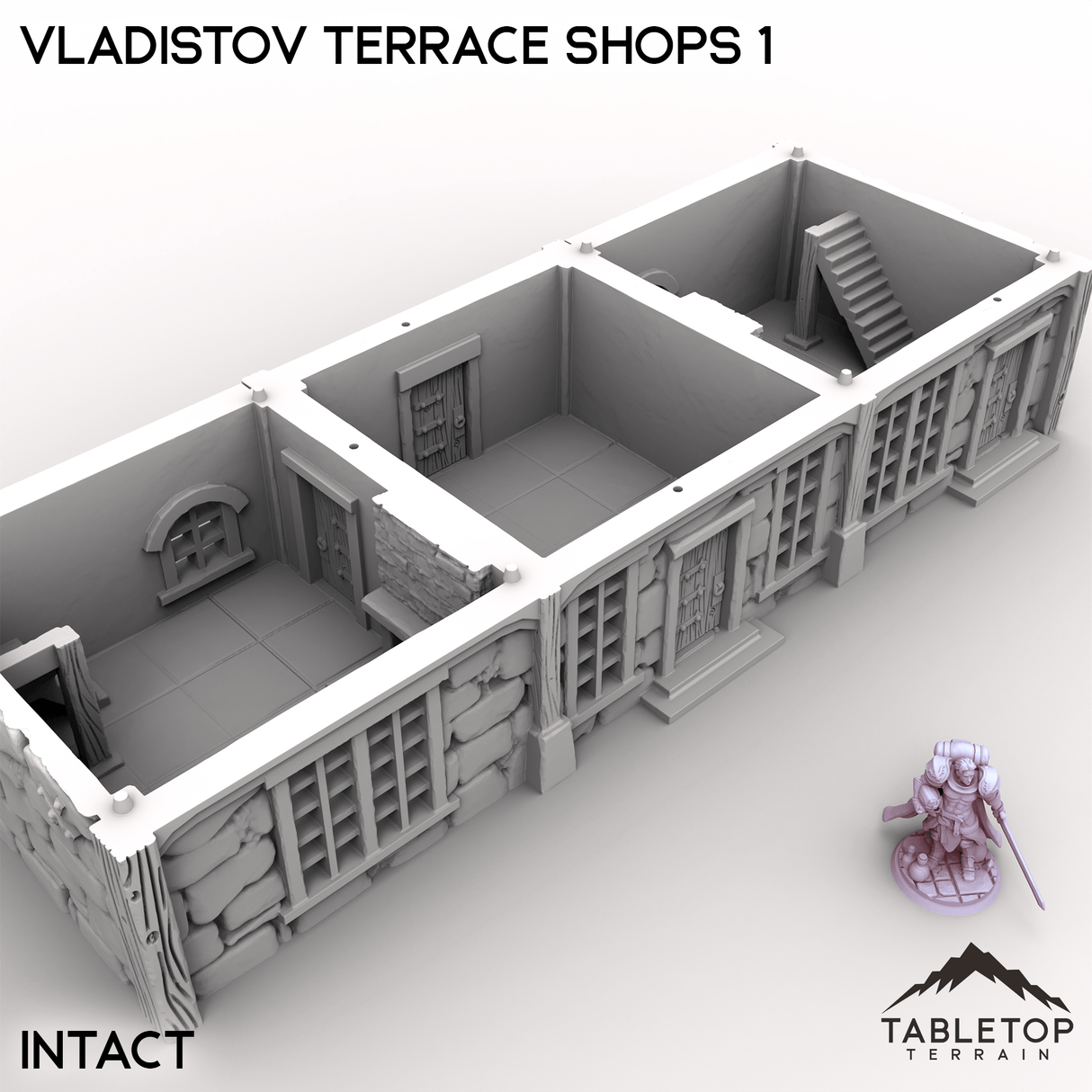 Tabletop Terrain Terrain Vladistov Terrace Shops 1