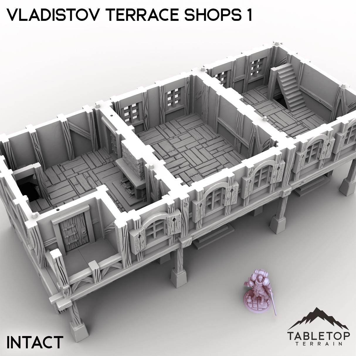 Tabletop Terrain Terrain Vladistov Terrace Shops 1